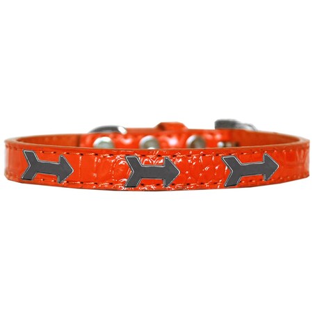 Mirage Pet Products Arrows Widget Croc Dog Collar OrangeSize 16 720-26 ORC16
